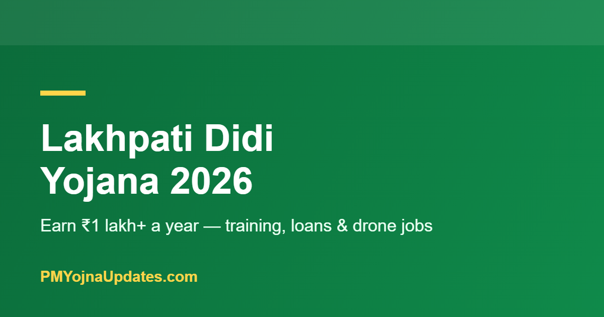 Lakhpati Didi Yojana 2026 women SHG scheme
