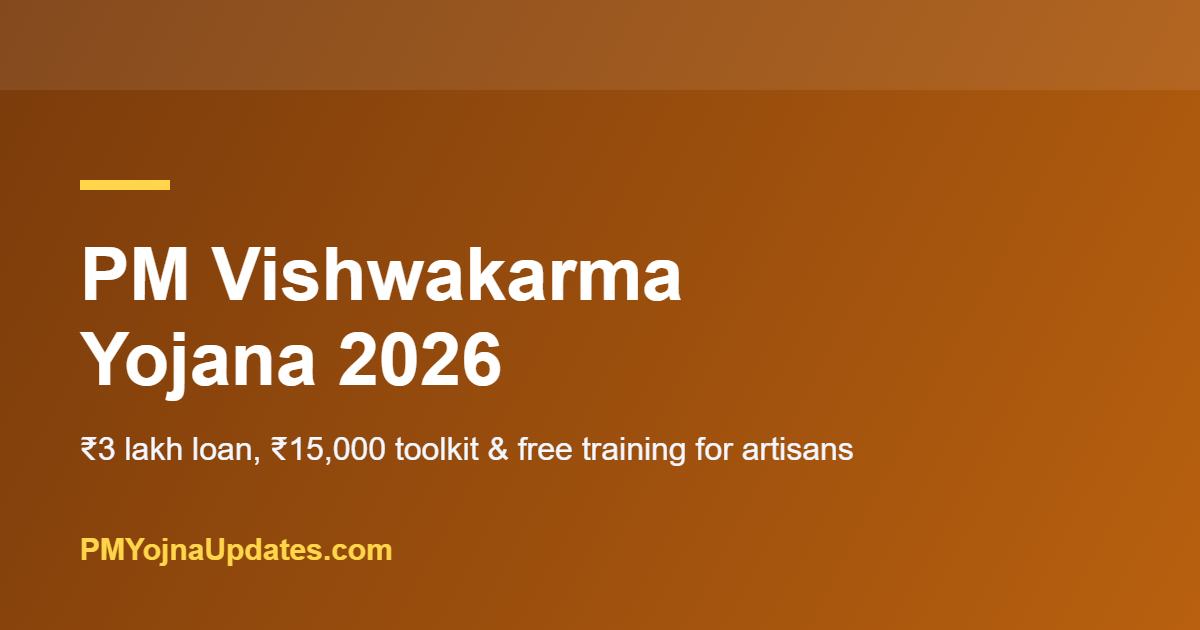 PM Vishwakarma Yojana 2026 artisan scheme